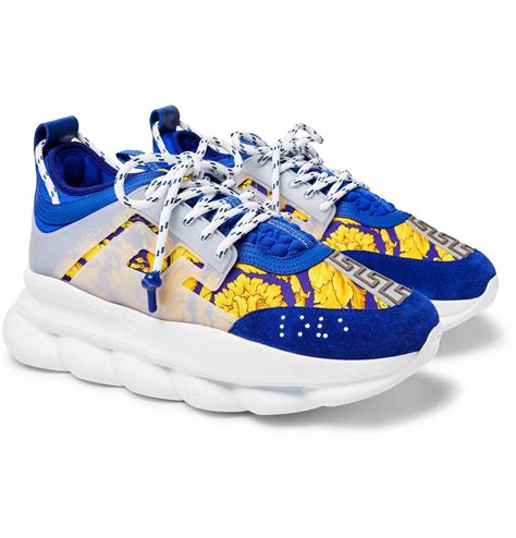 favorite zoom versace colorblock chain reaction sneakers|Buy Versace Chain Reaction Shoes: New Releases & Iconic .